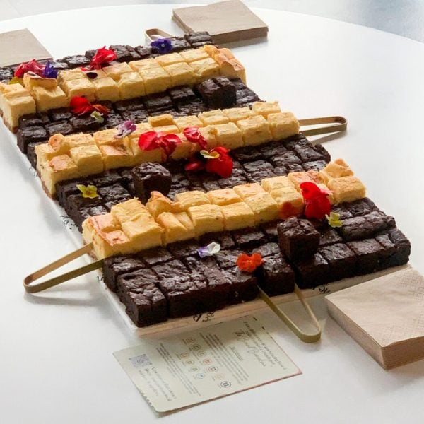 Cheesecake & Brownie Bites Board