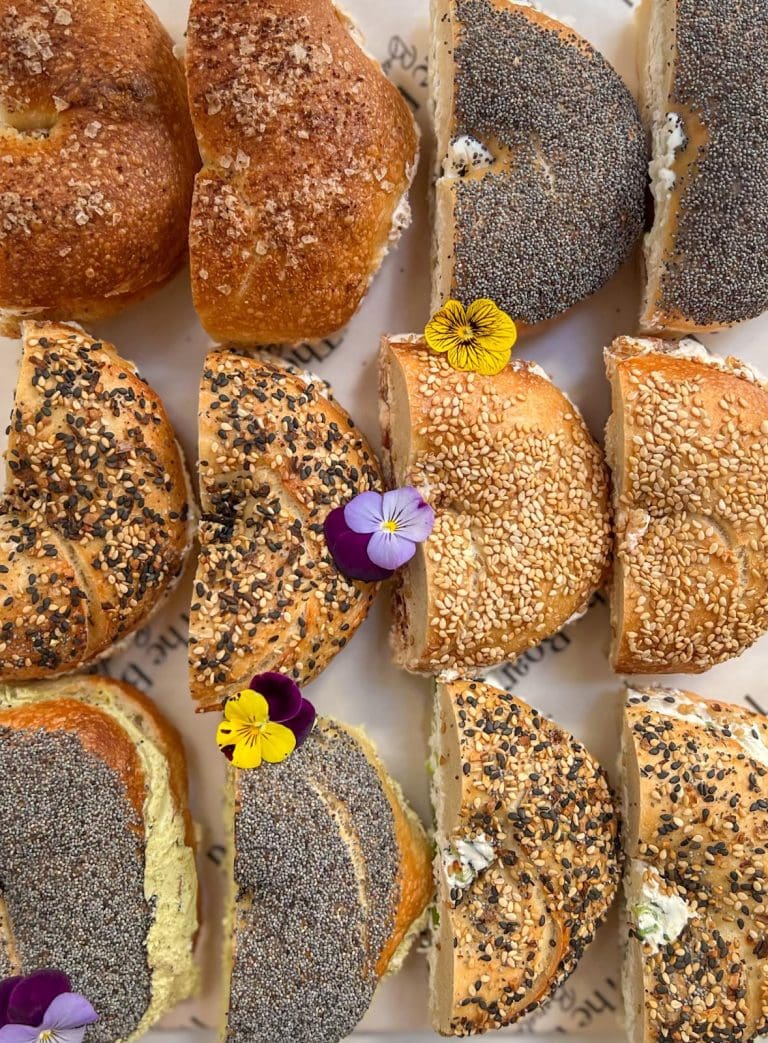 Bagel & Cream Cheese Sandwiches